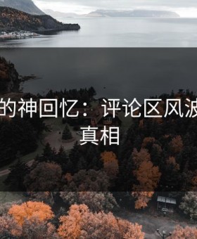 51吃瓜的神回忆：评论区风波背后的真相