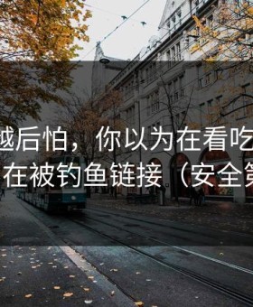 我越想越后怕，你以为在看吃瓜爆料，其实在被钓鱼链接（安全第一）